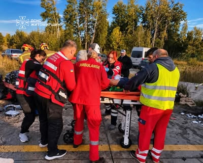 ДТП в Житомирском районе: 6 пострадавших, 3 детей