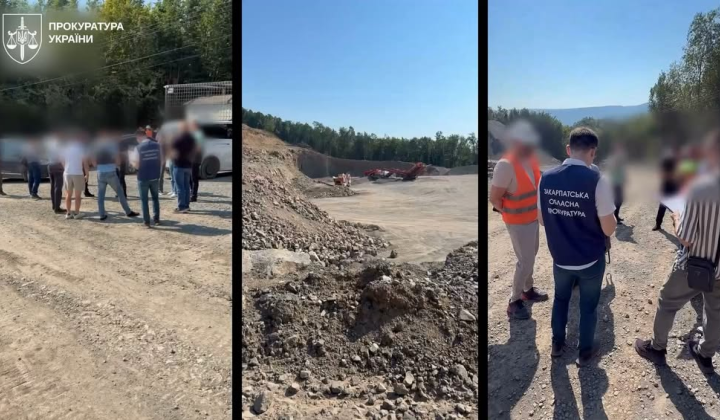 Deputy of the Zakarpattia regional council caught in illegal extraction