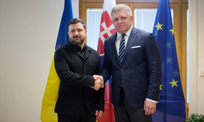 Зеленський з Фіцо у Брюсселі