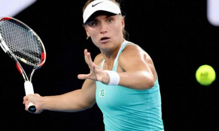 Юлия Стародубцева на теннисном турнире WTA500