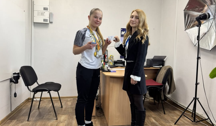 14-year-old female football player receives first passport
