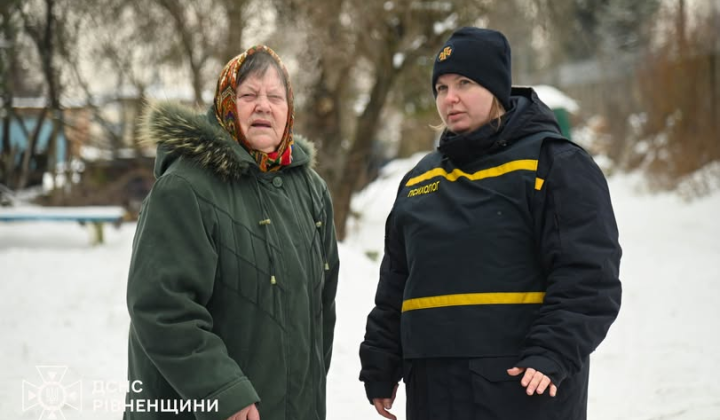 Пункт незыламності в Ровно после обстрела
