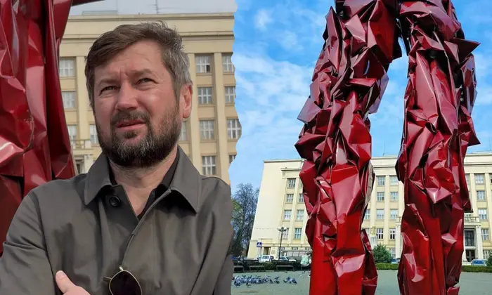 Installation about war in Uzhgorod