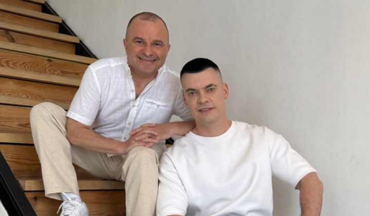 Ultrasound photo of Vitaliy Lobach's wife in pregnancy