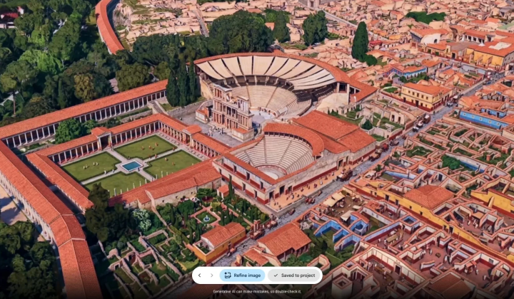 Google Earth візуалізує минуле за текстовими запитами