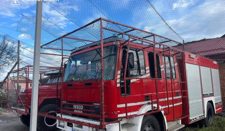 Пошкоджена пожежна частина в Запорізькій області