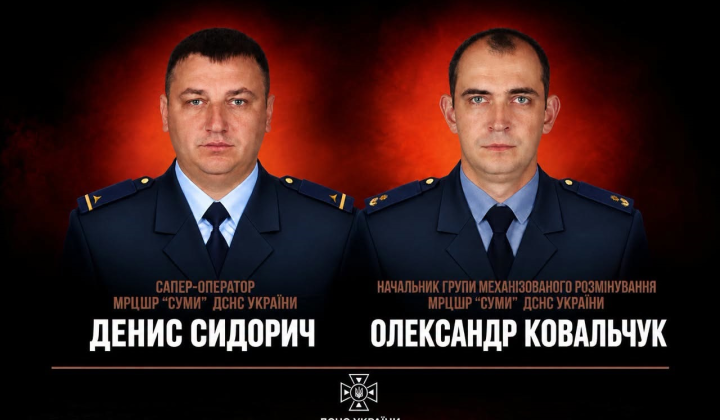 Рятувальники під час розмінування