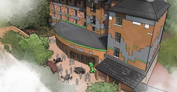 Opening of Minecraft-themed hotel in the UK