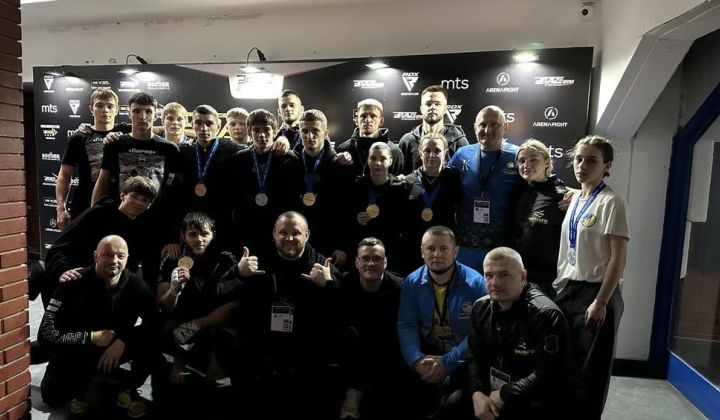 Молодежная сборная Украины по ММА - чемпион Европы