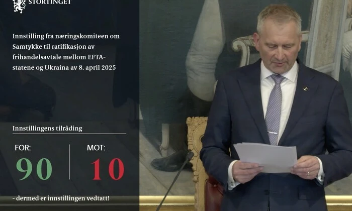 Подписание нового торгового соглашения между Норвегией и Украиной