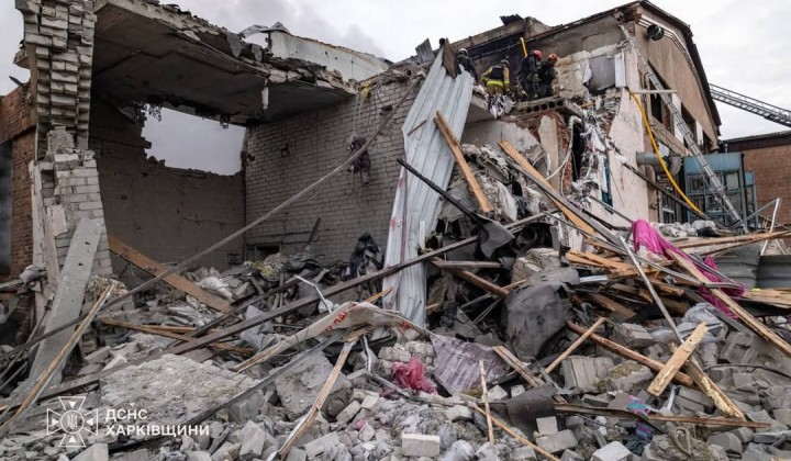 Body fragments found under the rubble
