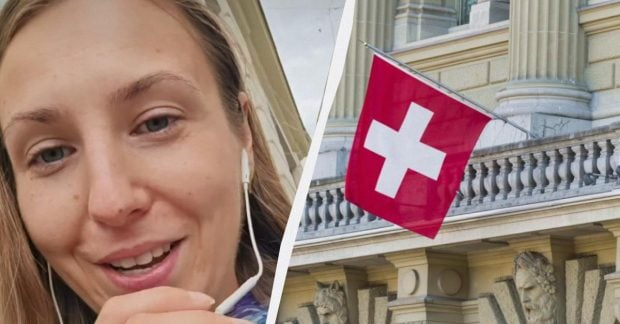 Ukrainian woman without internet due to special sockets