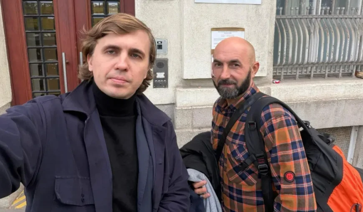 Українські журналісти Ткач і Бондаренко