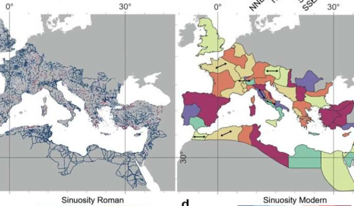 Roman roads in the empire