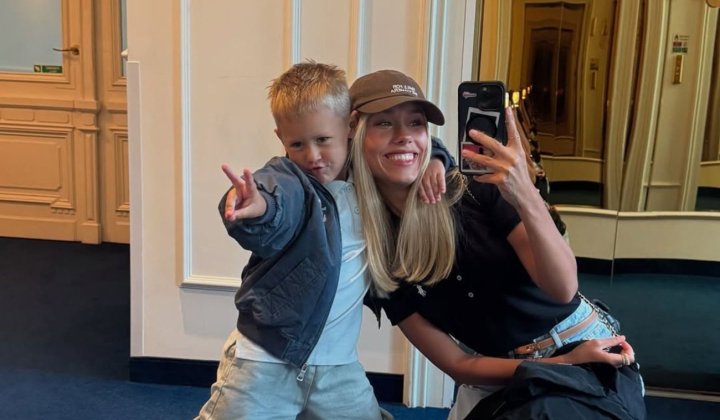 Dasha Kvitkova and her son