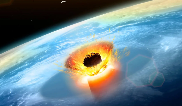 3D modeling of a nuclear explosion to destroy an asteroid