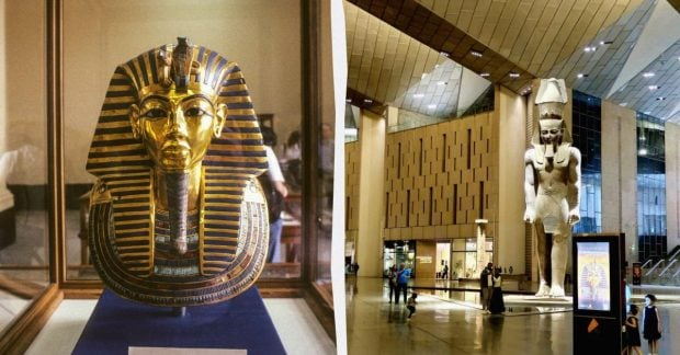 Egyptian Museum near the Giza Pyramids