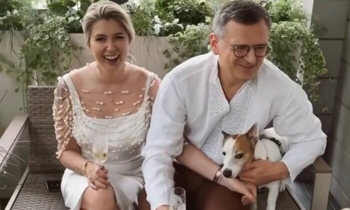 Kuleba got married online in Dubai