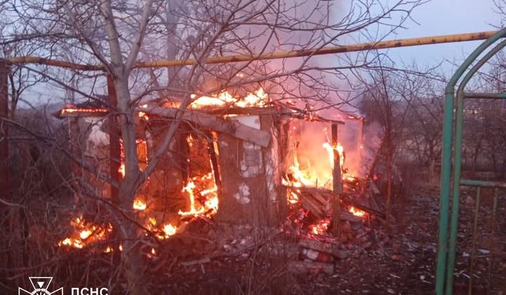 Fires in Sviatohirsk, Kramatorsk, Slovyansk