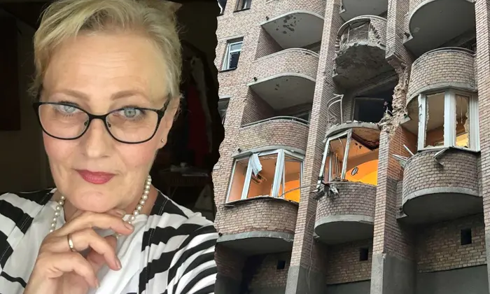Rocket hits legendary building in Kiev: 90% of apartments damaged
