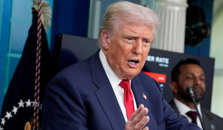Graphic image of economic war between Trump and Iran