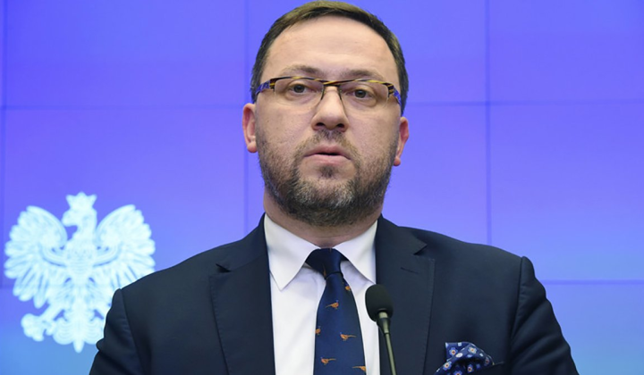 Польский посол во время встречи