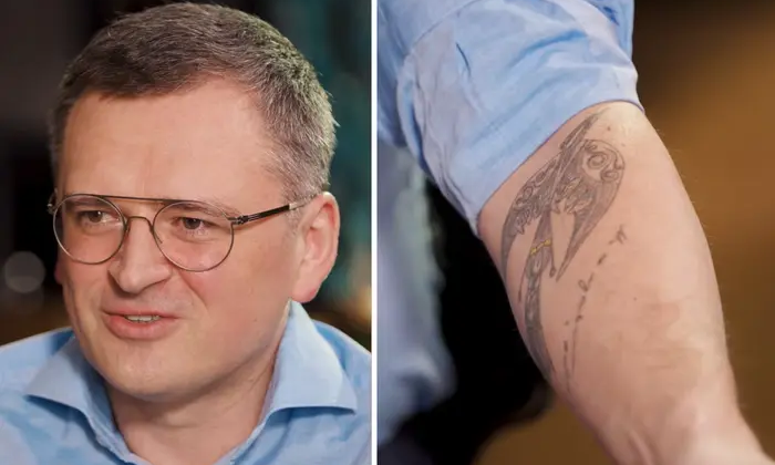 Дмитрий Кулеба татуировка слон статуэтки детали