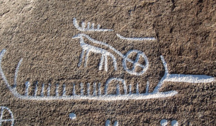 Визуализация древних лодок