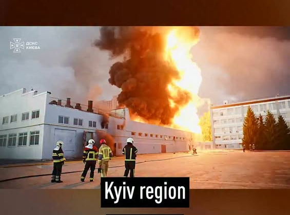 Drone and airstrike in Russia