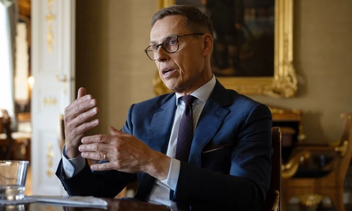 Президент Фінляндії на пресконференції