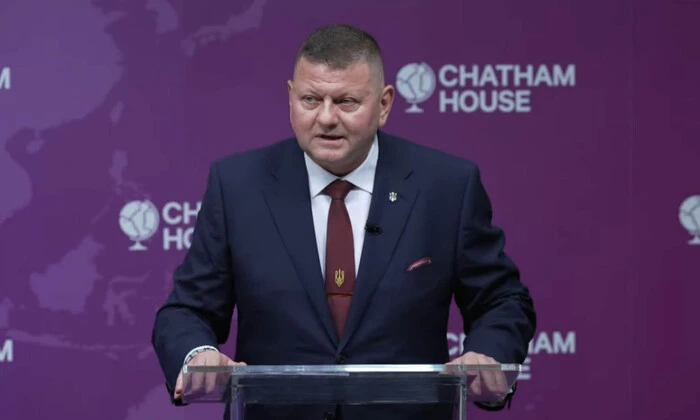 Zaluzhny speaking English for the first time
