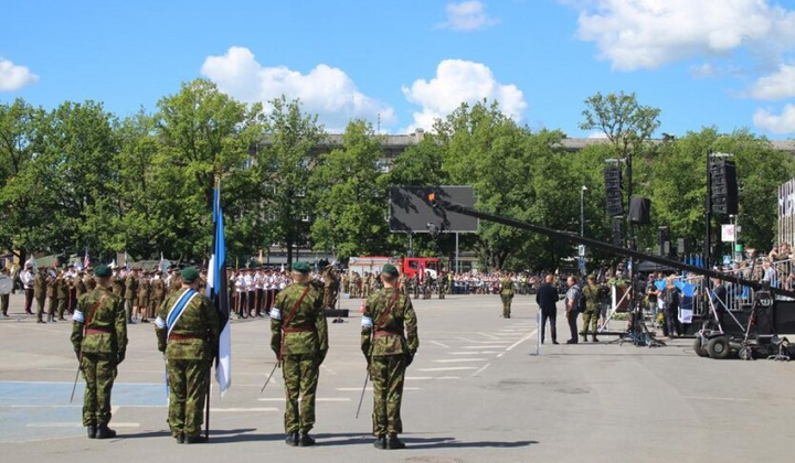 Военная база вблизи границы с Россией