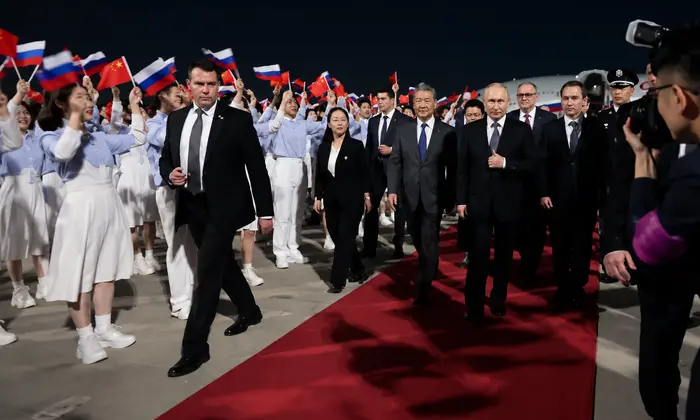 Путін і Сі Цзіньпін на переговорах