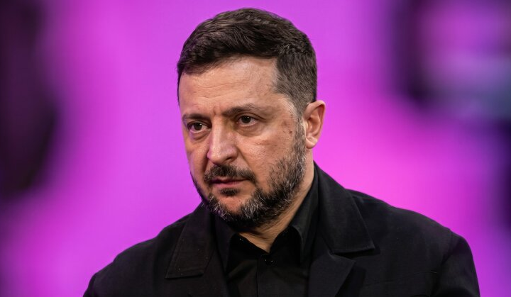 Zelensky and Merkel meeting
