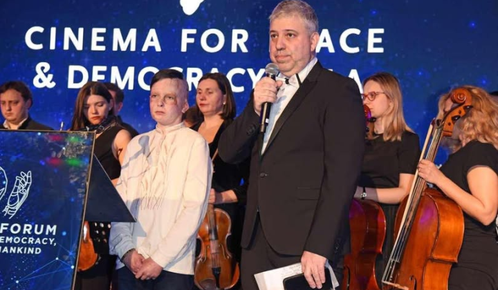 11-year-old Ukrainian received international award for film about children of war