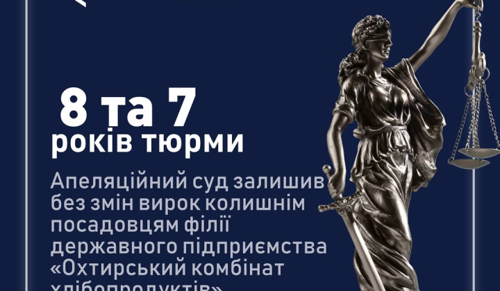 Сумский апелляционный суд по растрате