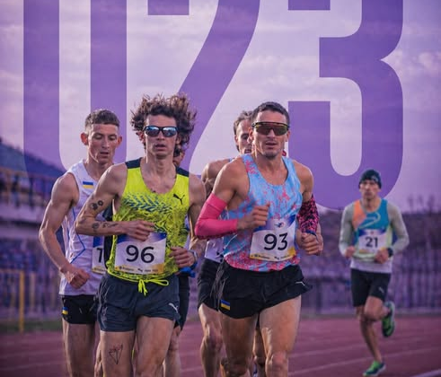 Молодежь на чемпионате Украины по бегу