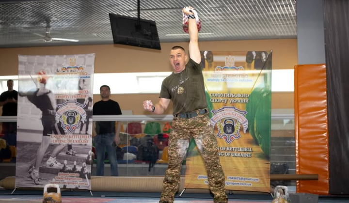 Participants of the MIA Cup in kettlebell sport