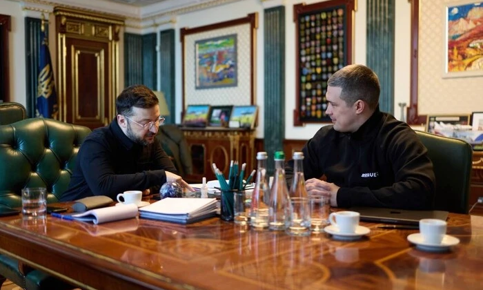 Zelensky and Fedorov at the meeting