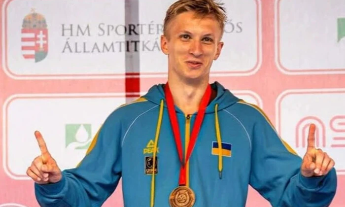 Український п'ятиборець з медаллю Кубка світу