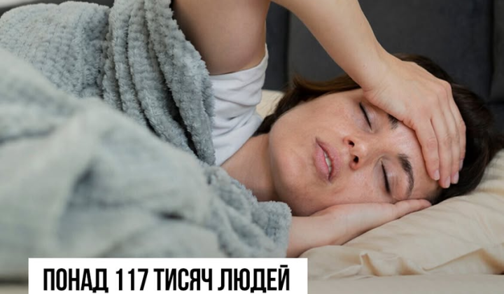 Графическое изображение заболевания гриппом и COVID-19