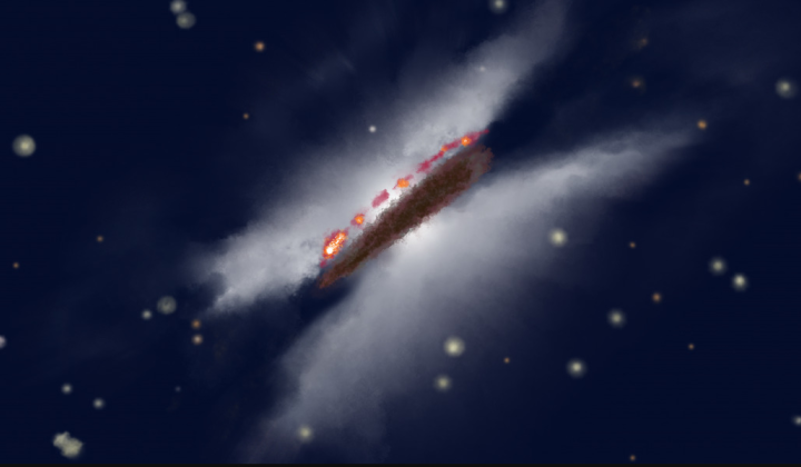 Chemical arc with sulfur dioxide