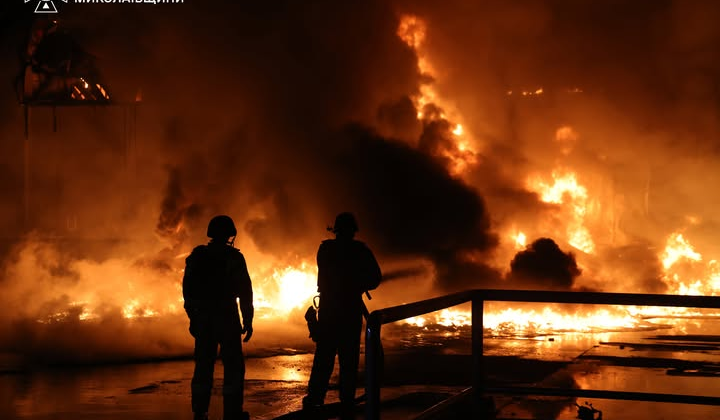 Пожежа на складі в Миколаївщині