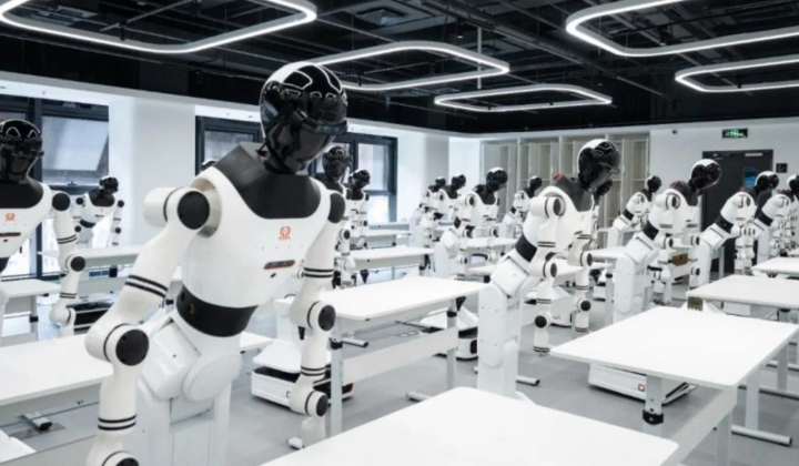 Robot training in Shanghai