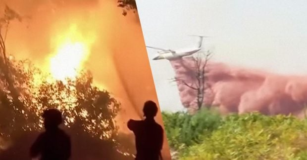 Лісові пожежі наближаються до ракетних заводів