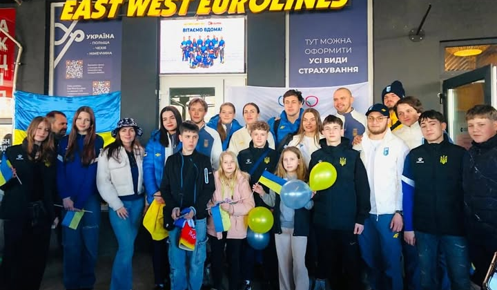 Українські санники в Львові після Олімпіади