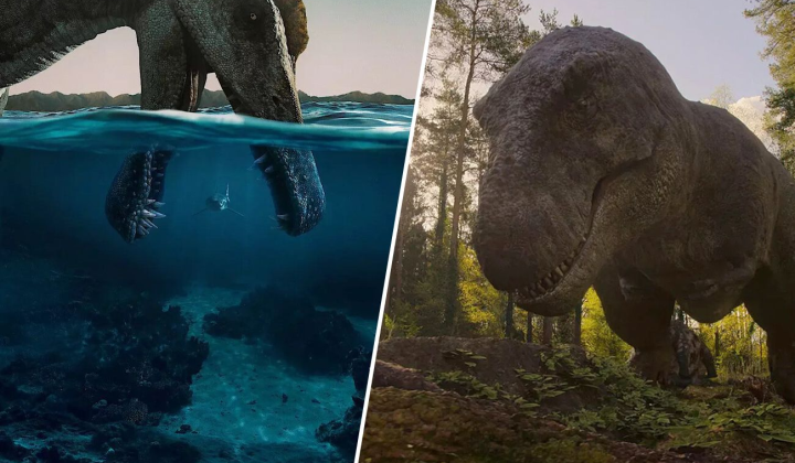 Steven Spielberg shows new dinosaur series