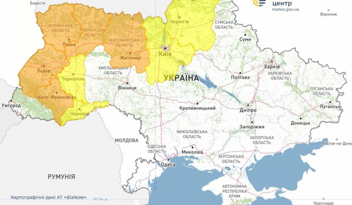 Снігопад та заморозки до -3 градусів