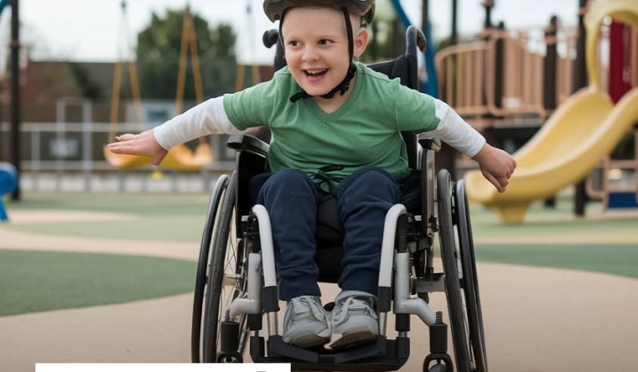 Children with disabilities receive support