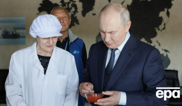 Тризуб на лбу Путина